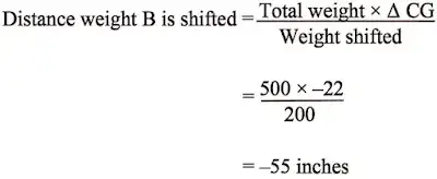 Weight and Balance Equation