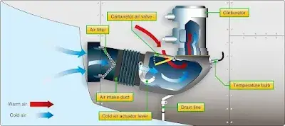 Aircraft reciprocating engine induction system