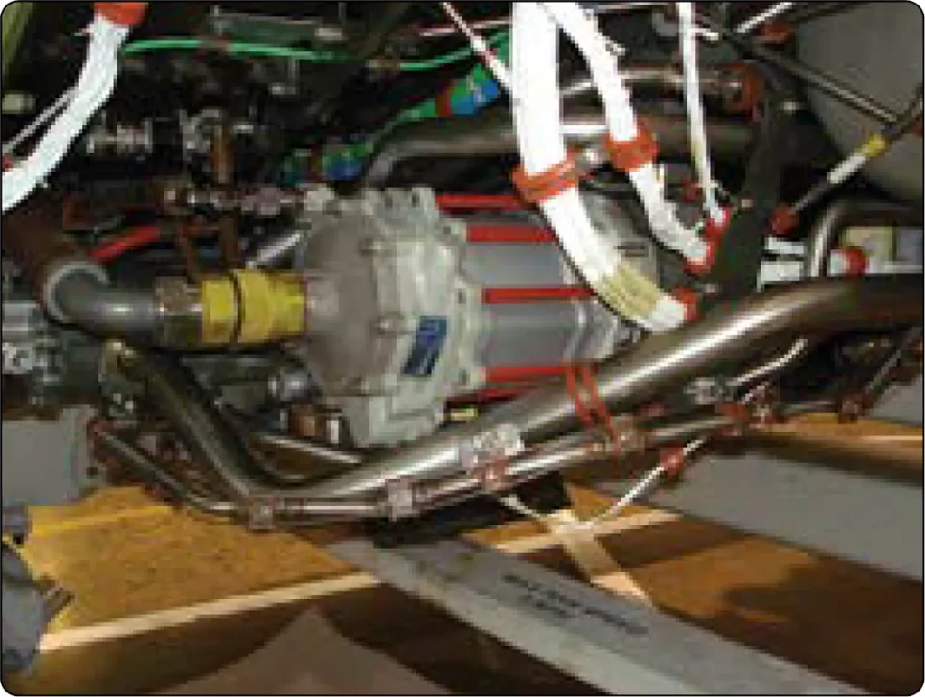 Engine-driven hydraulic pump supplying pressurized fluid to an aircraft hydraulic system