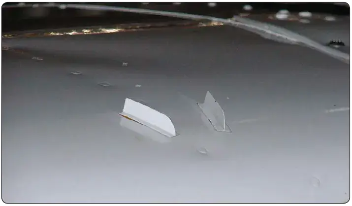 Vortex generators of an aircraft wing