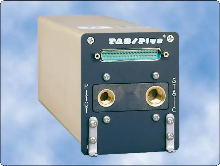 Teledyne 90004 TAS/Plus air data computer processing pitot-static, temperature, and barometric inputs