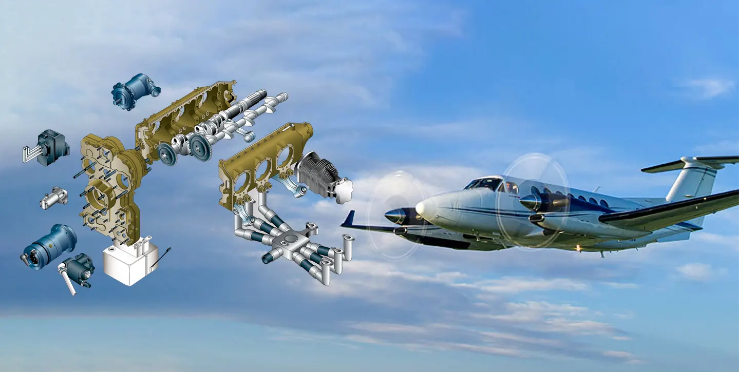 Aircraft reciprocating engine overhaul