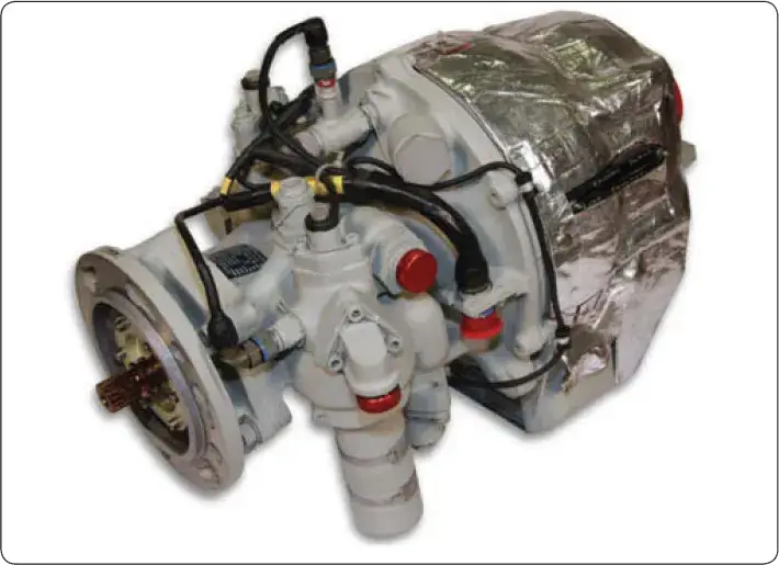 Aircraft hydraulic power pack providing pressurized hydraulic fluid for operating aircraft systems and components