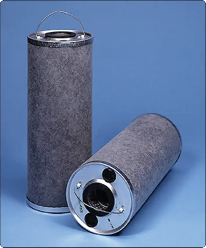 Clay filter elements used in an aircraft fuel dispensing system to remove surfactants before fuel enters the aircraft