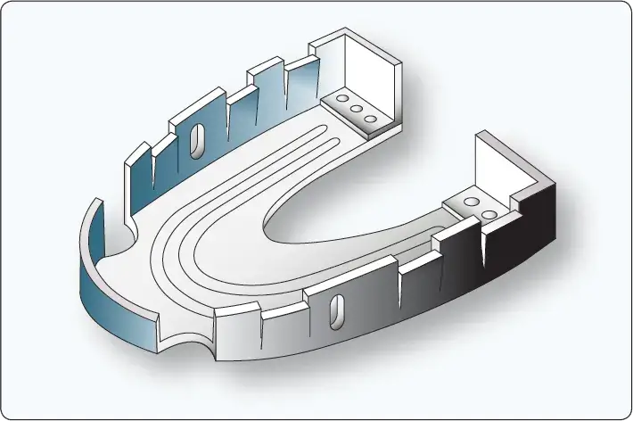 Nose rib formed from aircraft sheet metal using a combination of forming techniques