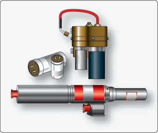 Examples of ignition units used to ignite the fuel-air mixture in aircraft combustion heaters