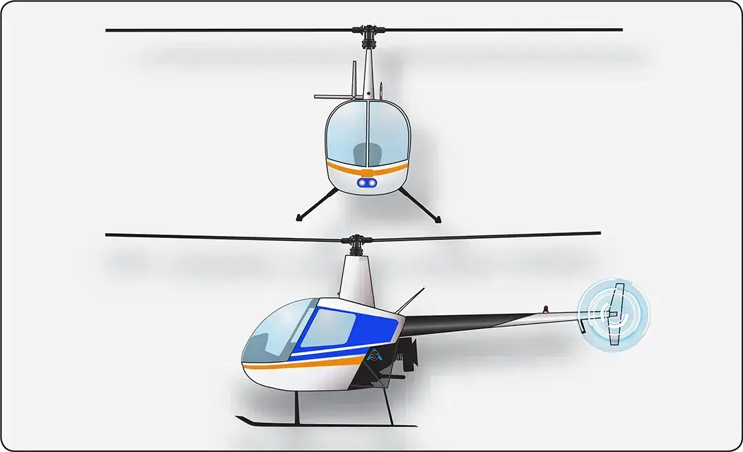 Single rotor helicopter