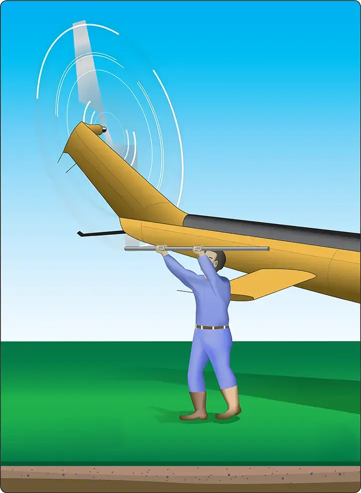 Helicopter tail rotor tracking