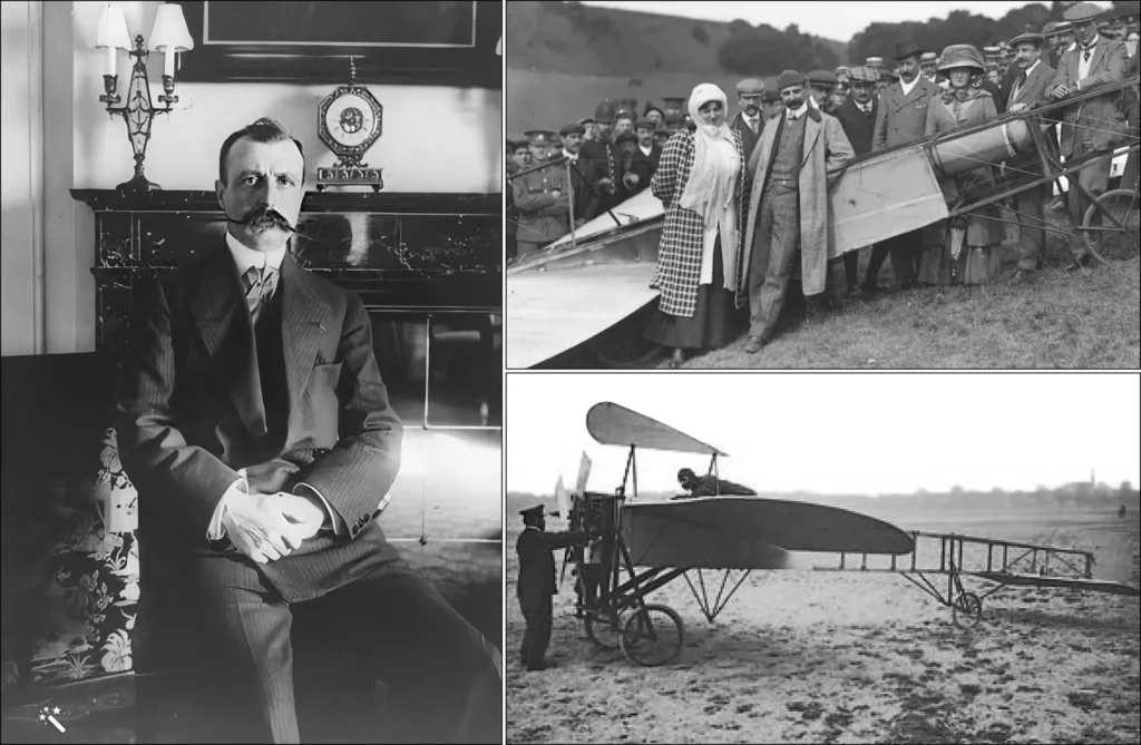 Louis Blériot's early monoplane, representing the development of single-wing aircraft