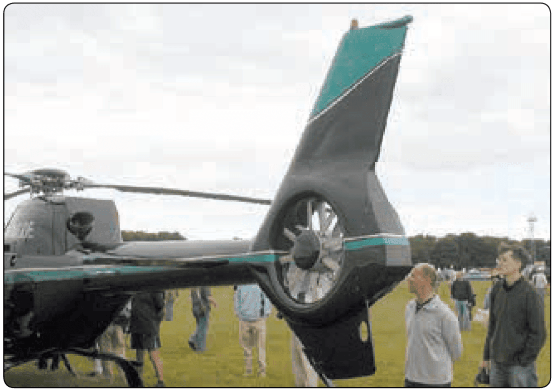 Fenestron on a Eurocopter Model 135