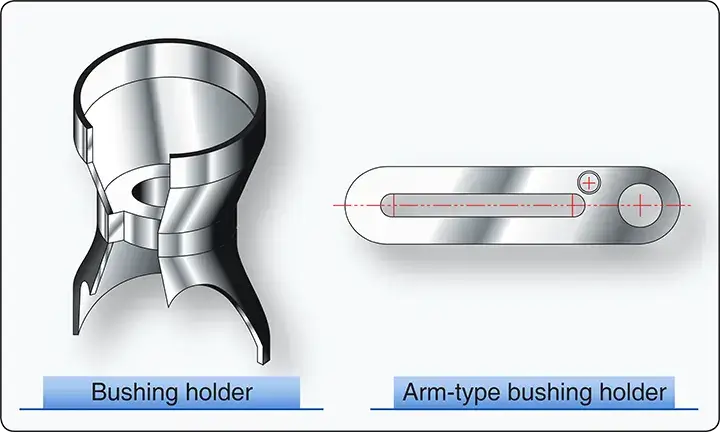 Drill bushings used to guide drill bits and maintain accurate hole alignment in aircraft structures