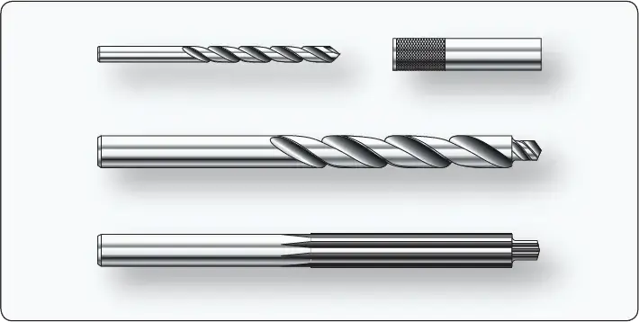 Drilling large holes in aircraft sheet metal using appropriate hole-cutting tools