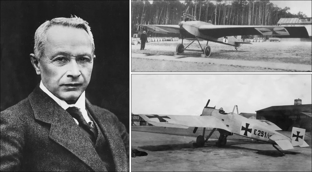 Junkers J-1, an early all-metal aircraft demonstrating metal construction in aviation