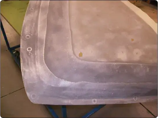 Aluminum mesh lightning protection material used in aircraft composite structures