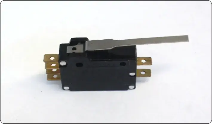 Micro switch used for sensing and controlling functions in an aircraft electrical system