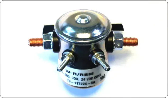 Solenoid used to electrically actuate a mechanical function in an aircraft system