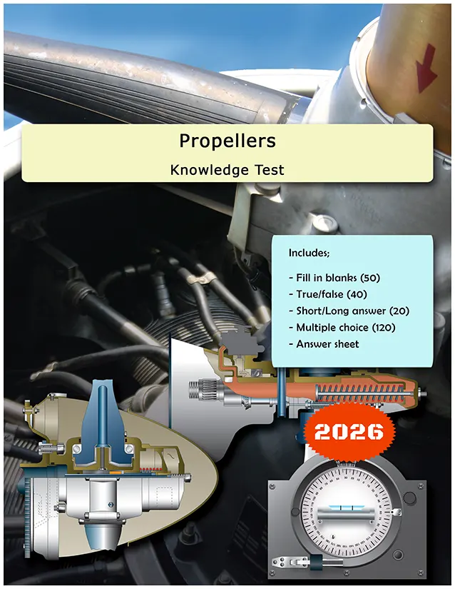 Aircraft propellrs question paper for FAA exam