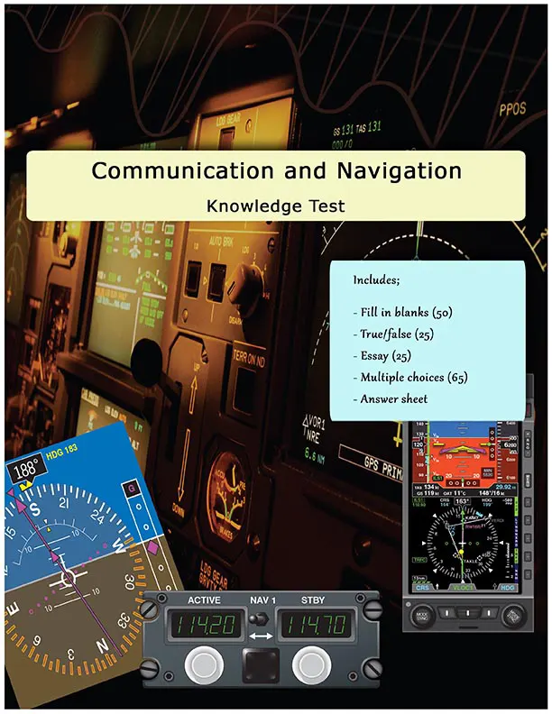 Communication and navigation question paper for FAA AMT exam