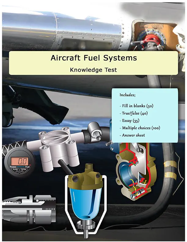 Aircraft fuel system question paper for FAA AMT exam
