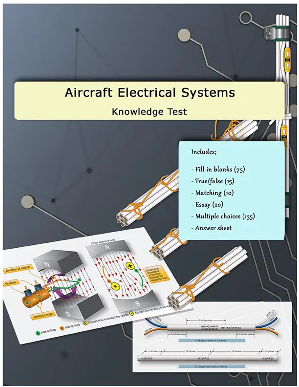 Aircraft electrical system question paper for FAA AMT certification