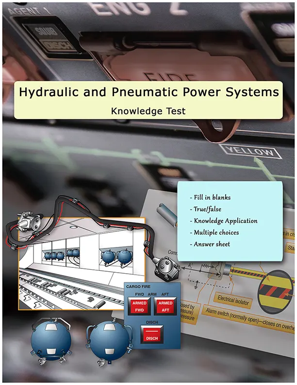 Hydraulic and pneumatic power systems question paper for FAA AMT exam