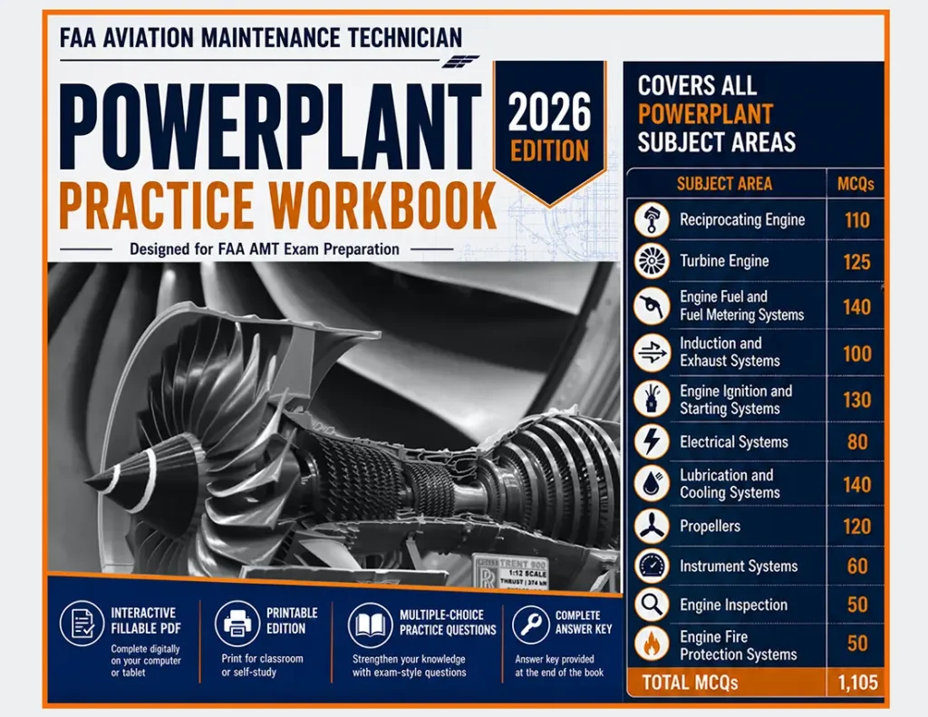 Powerplant practice workbook for aviation students