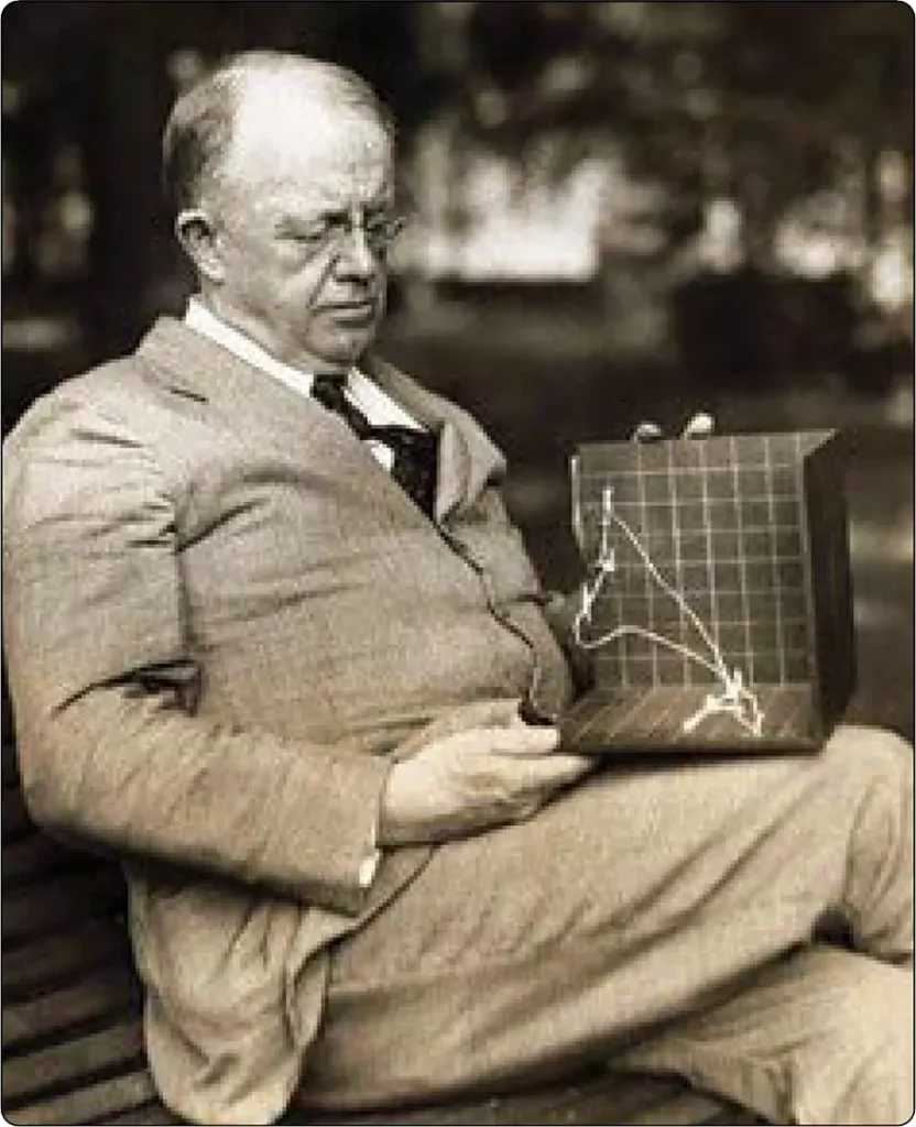 Portrait of Frank Gilbreth, an industrial engineer known for pioneering motion studies and improving work efficiency