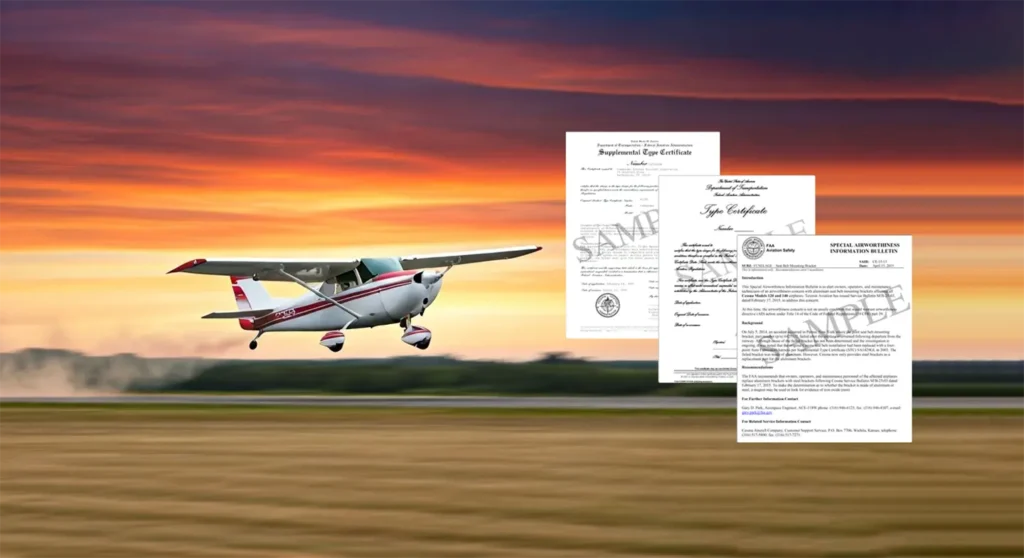 Aircraft maintenance regulations and records