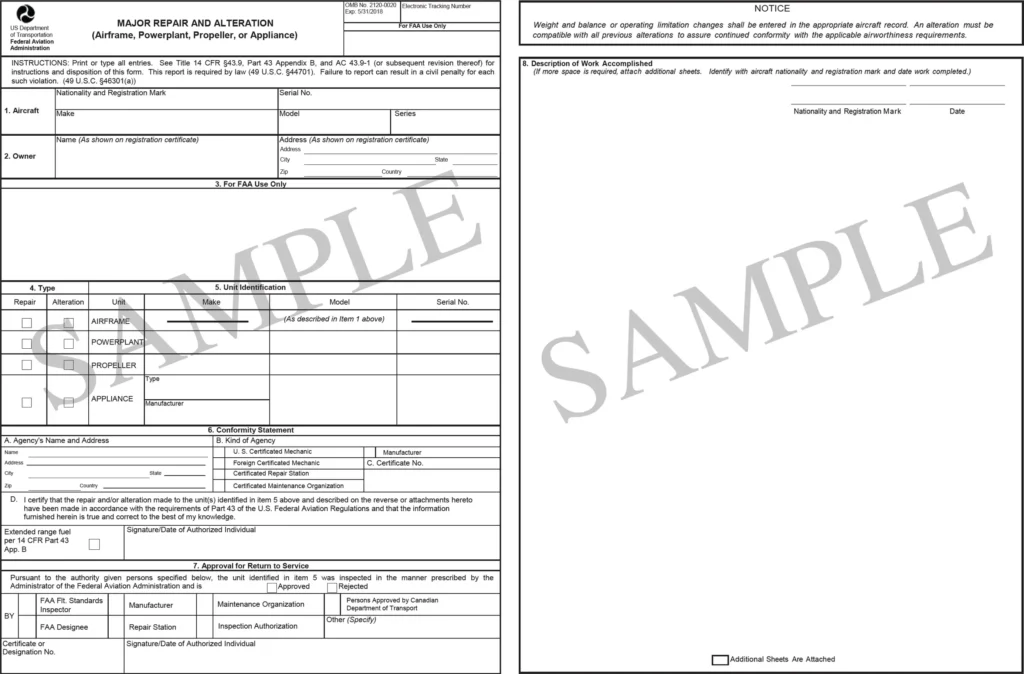 FAA Form 337