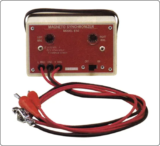 E50 magneto synchronizer used to coordinate magneto firing with the correct crankshaft position during ignition timing