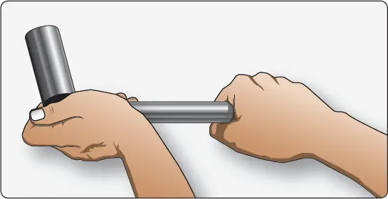 Illustration demonstrating the correct technique for removing an aircraft engine spark plug without damaging the plug or surrounding components