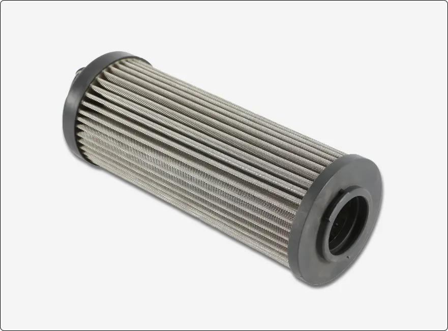 Turbine engine oil filter element designed to capture contaminants and maintain clean lubricating oil as it circulates through the lubrication system