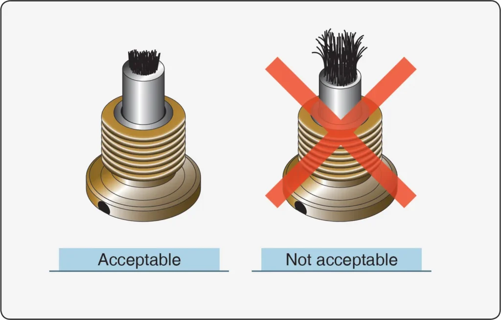 Inspecting an aircraft engine magnetic plug for metal particles and debris as part of lubrication system maintenance