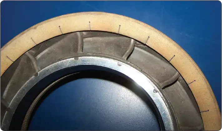 Turbine inlet guide vanes positioned upstream of the turbine rotor to direct combustion gases into the turbine section