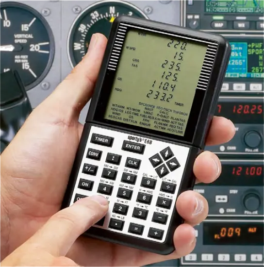 Dedicated electronic flight computer programmed to solve aircraft weight and balance calculations and other flight-related problems